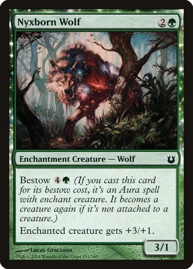 Magic: The Gathering MTG Single Nyxborn Wolf [Born of the Gods]