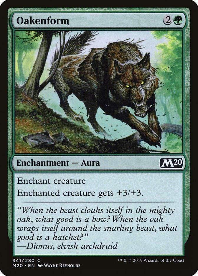 Magic: The Gathering MTG Single Oakenform [Core Set 2020]