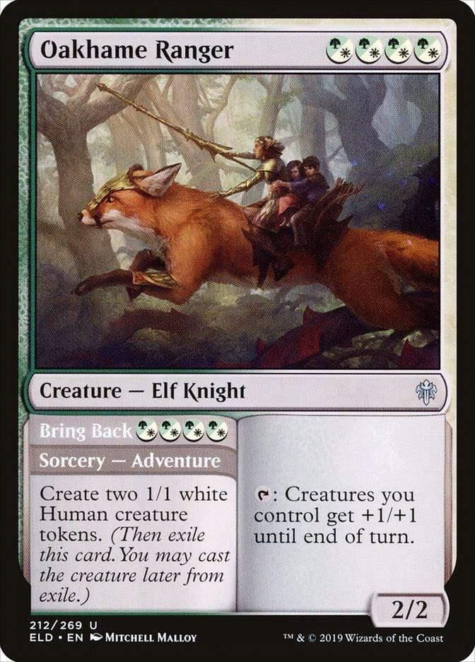 Magic: The Gathering MTG Single Oakhame Ranger // Bring Back [Throne of Eldraine]