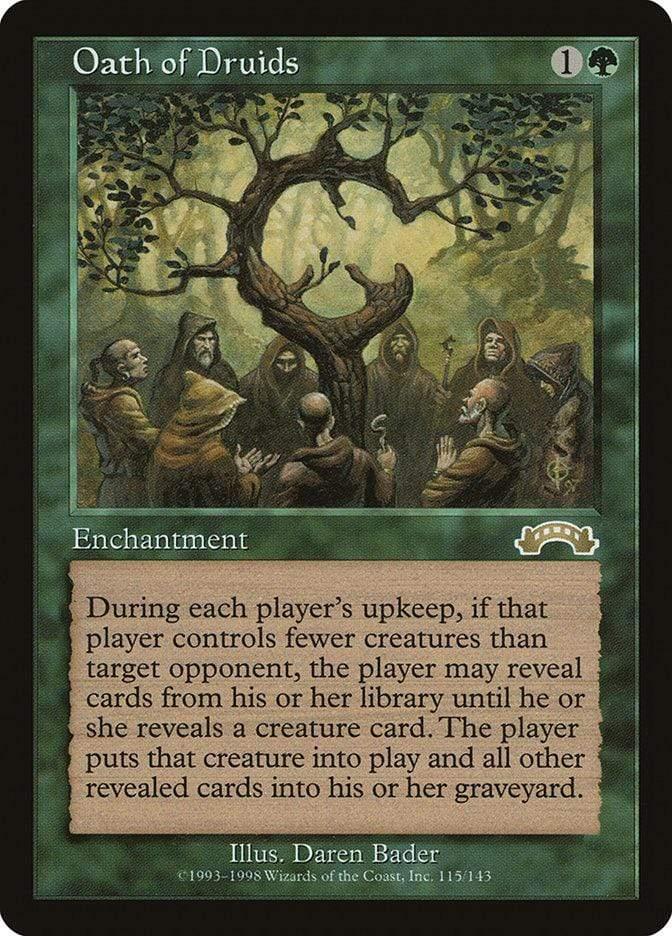 Magic: The Gathering MTG Single Oath of Druids [Exodus]