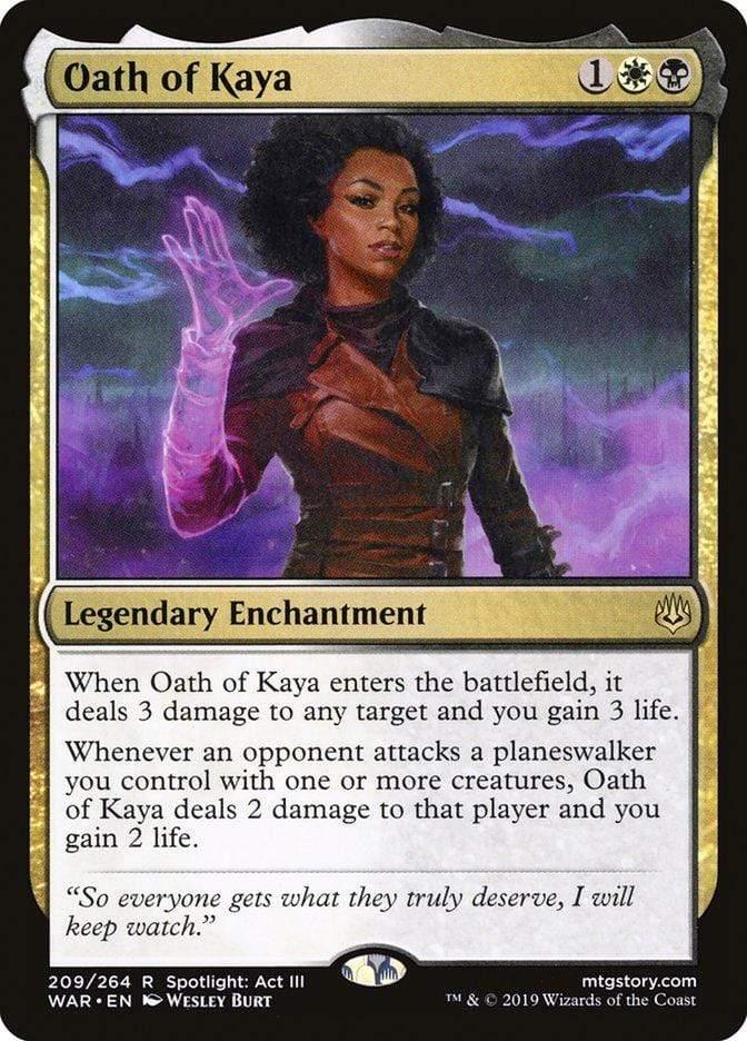 Magic: The Gathering MTG Single Oath of Kaya [War of the Spark]