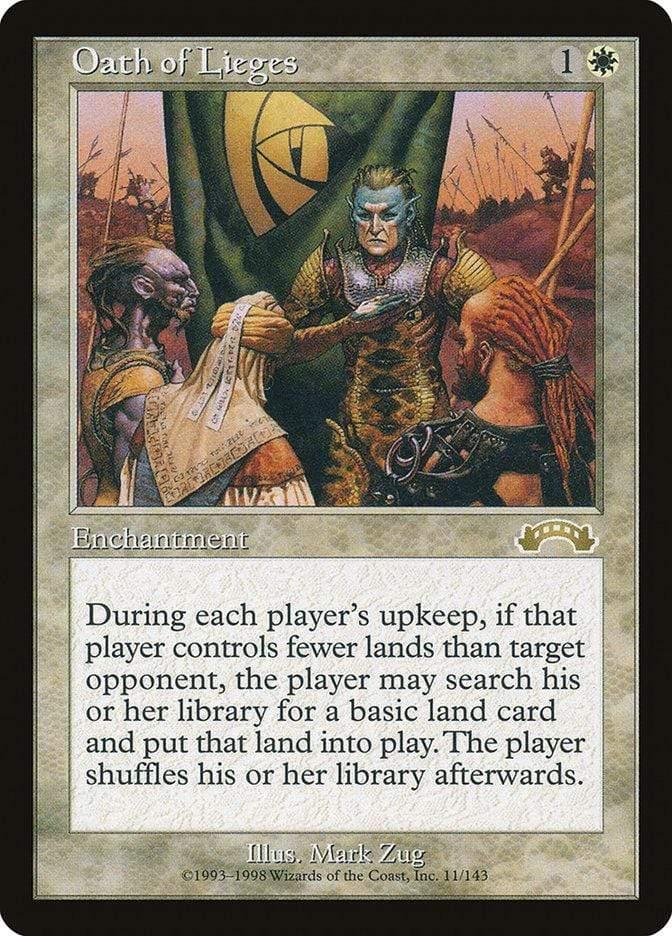 Magic: The Gathering MTG Single Oath of Lieges [Exodus]