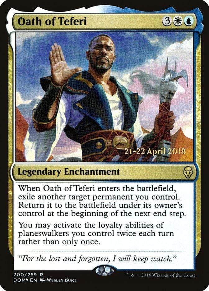 Magic: The Gathering MTG Single Oath of Teferi  [Dominaria Prerelease Promos]