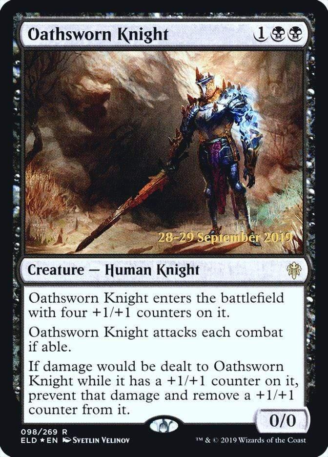 Magic: The Gathering MTG Single Oathsworn Knight  [Throne of Eldraine Prerelease Promos]