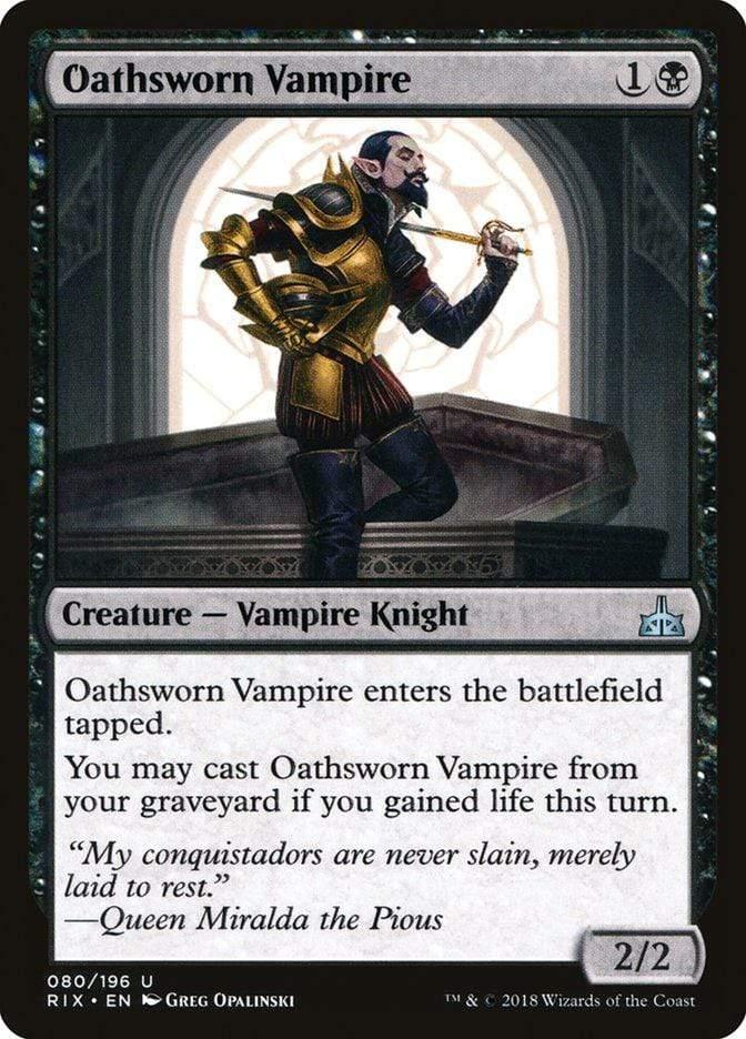 Magic: The Gathering MTG Single Oathsworn Vampire [Rivals of Ixalan]