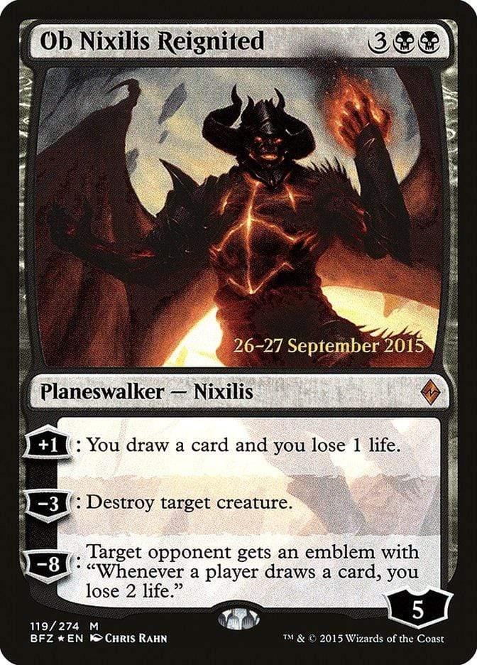 Magic: The Gathering MTG Single Ob Nixilis Reignited  [Battle for Zendikar Prerelease Promos]