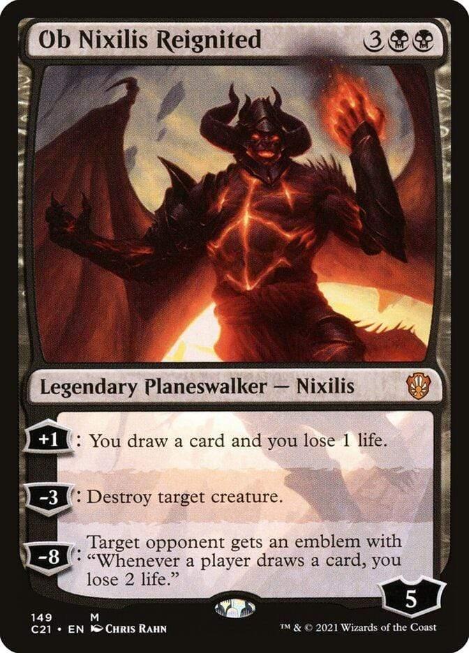 Magic: The Gathering MTG Single Ob Nixilis Reignited [Commander 2021]