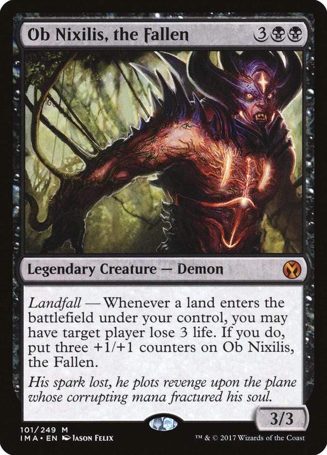 Magic: The Gathering MTG Single Ob Nixilis, the Fallen [Iconic Masters]