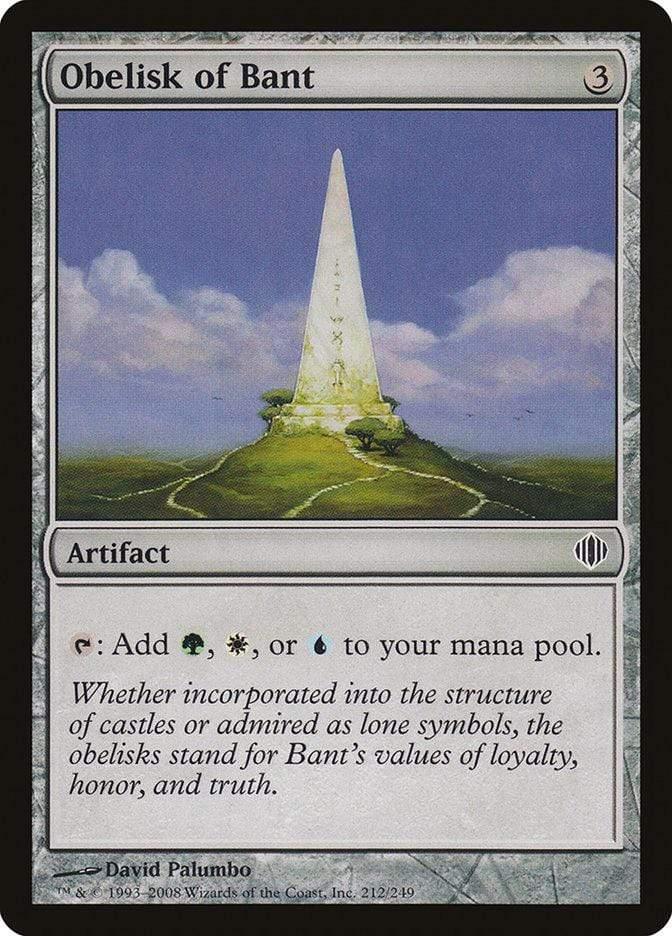 Magic: The Gathering MTG Single Obelisk of Bant [Shards of Alara]