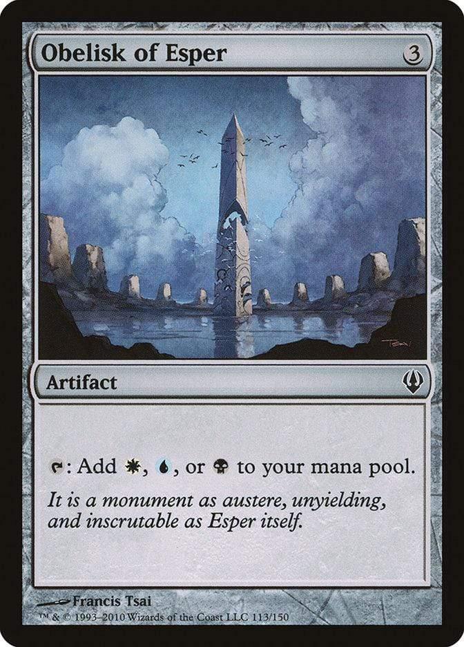 Magic: The Gathering MTG Single Obelisk of Esper [Archenemy]