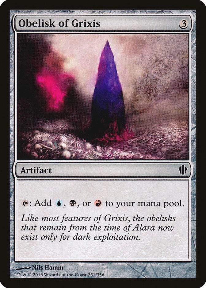 Magic: The Gathering MTG Single Obelisk of Grixis [Commander 2013]