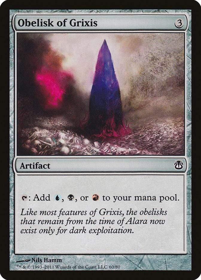 Magic: The Gathering MTG Single Obelisk of Grixis [Duel Decks: Ajani vs. Nicol Bolas]
