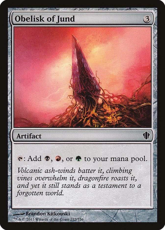 Magic: The Gathering MTG Single Obelisk of Jund [Commander 2013]