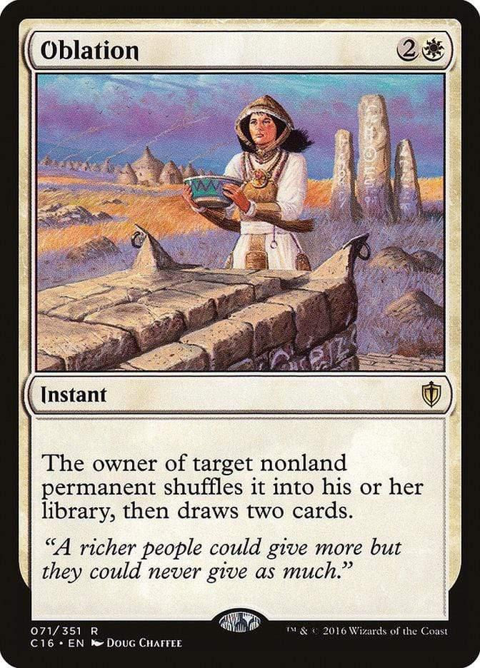 Magic: The Gathering MTG Single Oblation [Commander 2016]