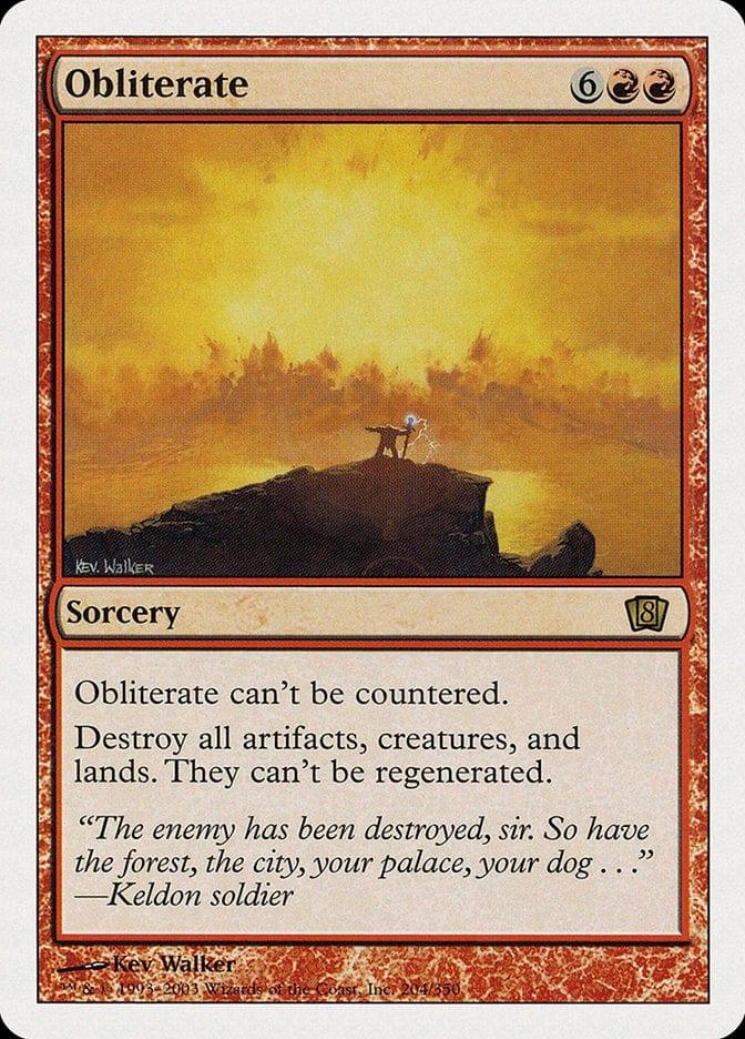 Magic: The Gathering MTG Single Obliterate [Eighth Edition]