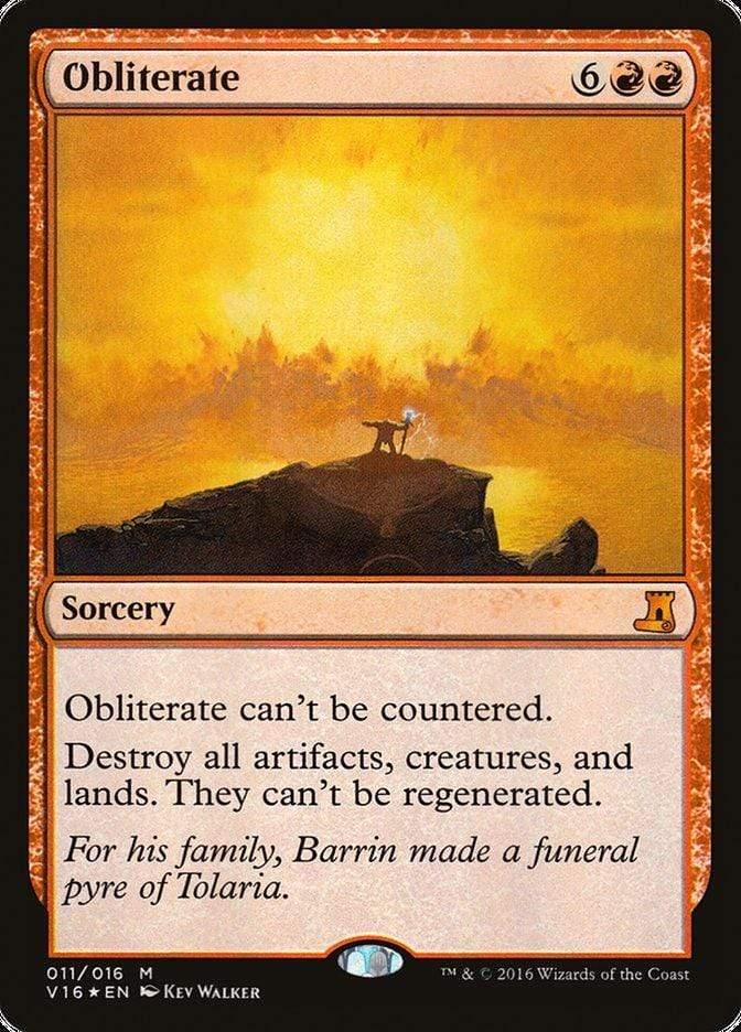 Magic: The Gathering MTG Single Obliterate [From the Vault: Lore]