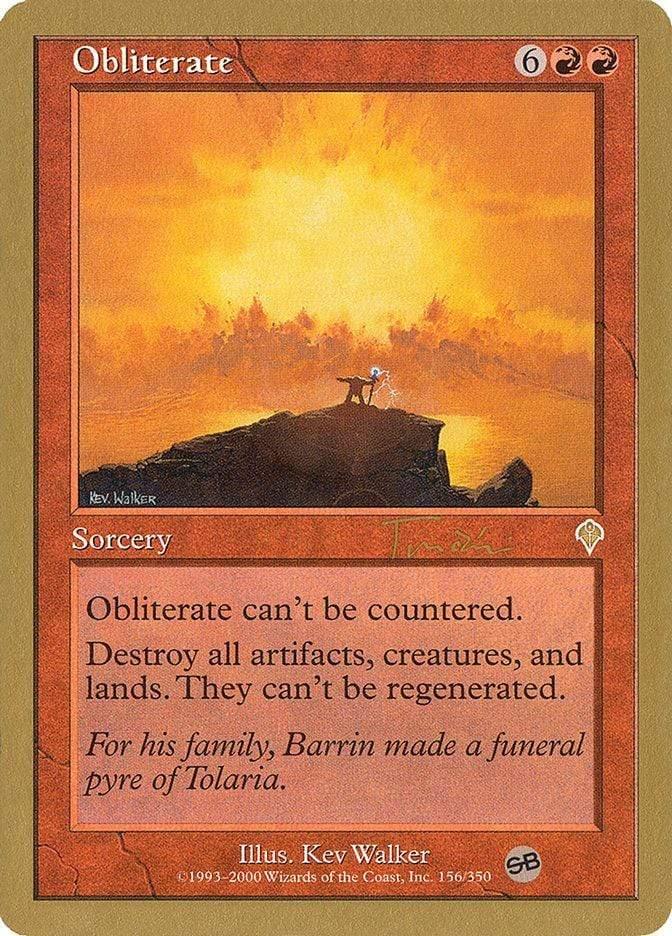 Magic: The Gathering MTG Single Obliterate [World Championship Decks 2001]