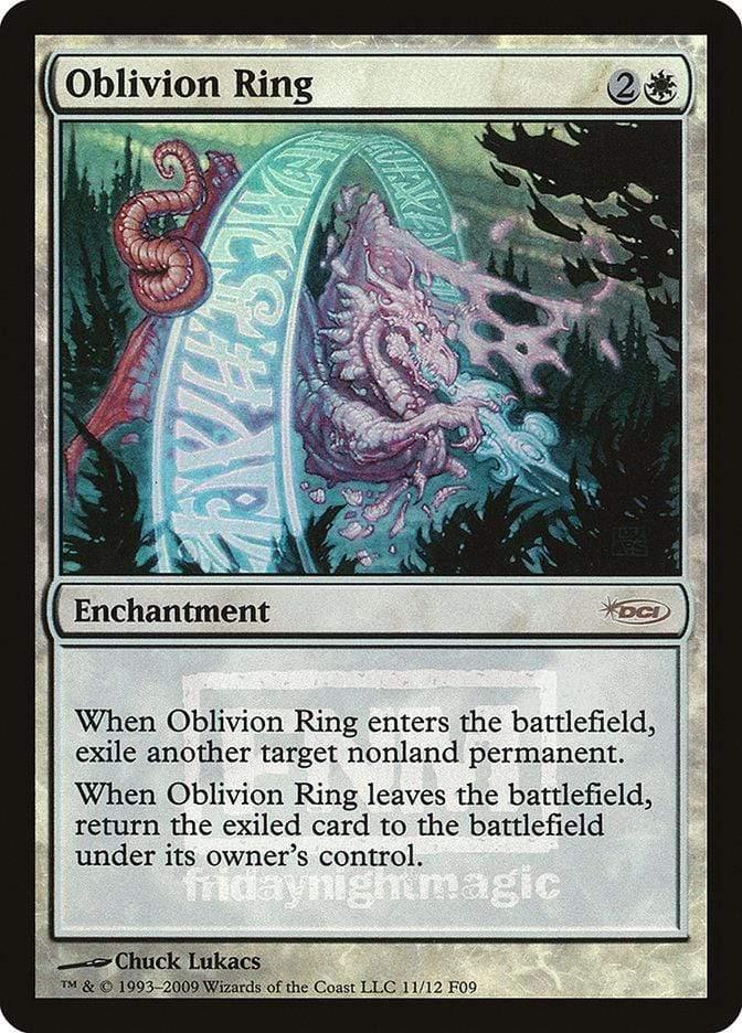 Magic: The Gathering MTG Single Oblivion Ring [Friday Night Magic 2009]