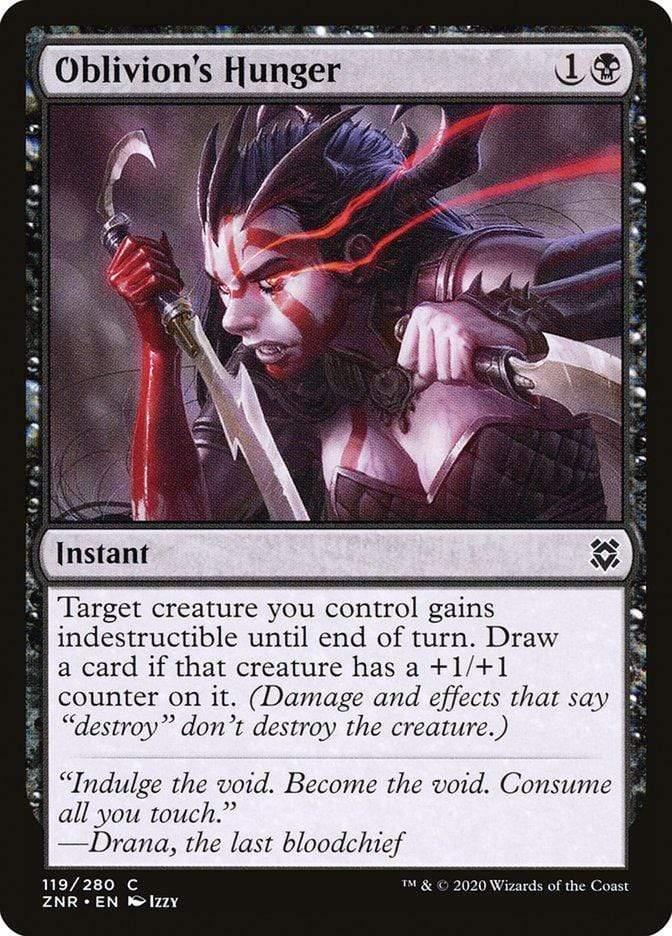 Magic: The Gathering MTG Single Oblivion's Hunger [Zendikar Rising]