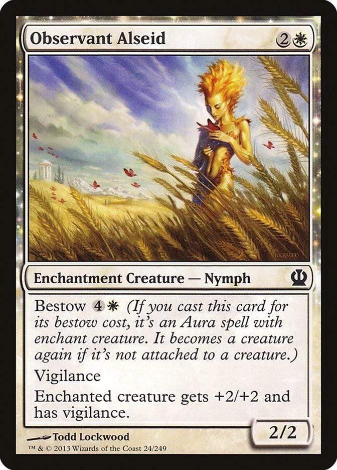 Magic: The Gathering MTG Single Observant Alseid [Theros]