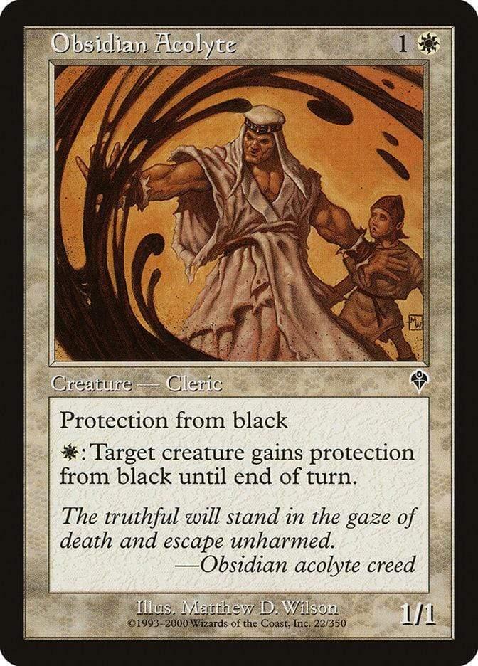 Magic: The Gathering MTG Single Obsidian Acolyte [Invasion]
