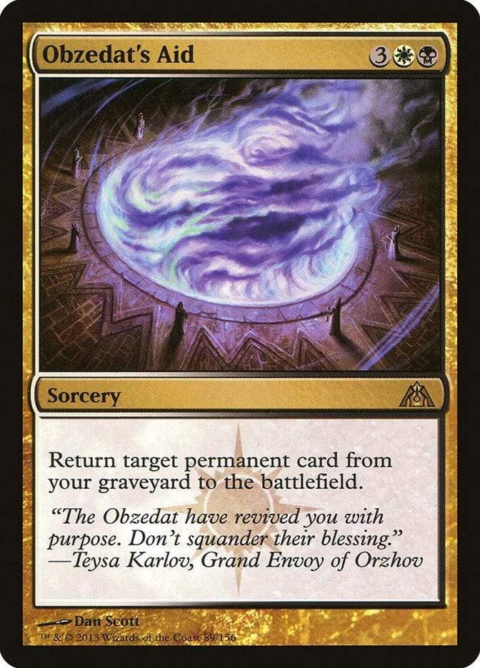 Magic: The Gathering MTG Single Obzedat's Aid [Dragon's Maze]
