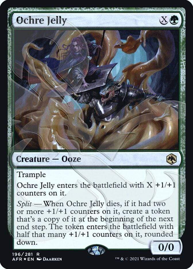 Magic: The Gathering MTG Single Ochre Jelly (Ampersand Promo) [Dungeons & Dragons: Adventures in the Forgotten Realms Promos]