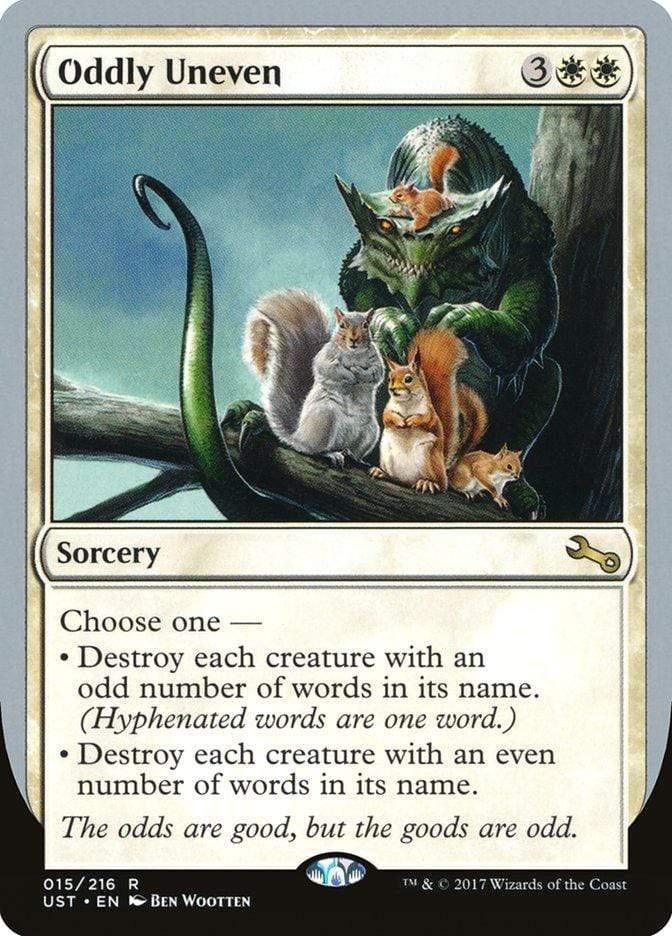 Magic: The Gathering MTG Single Oddly Uneven [Unstable]