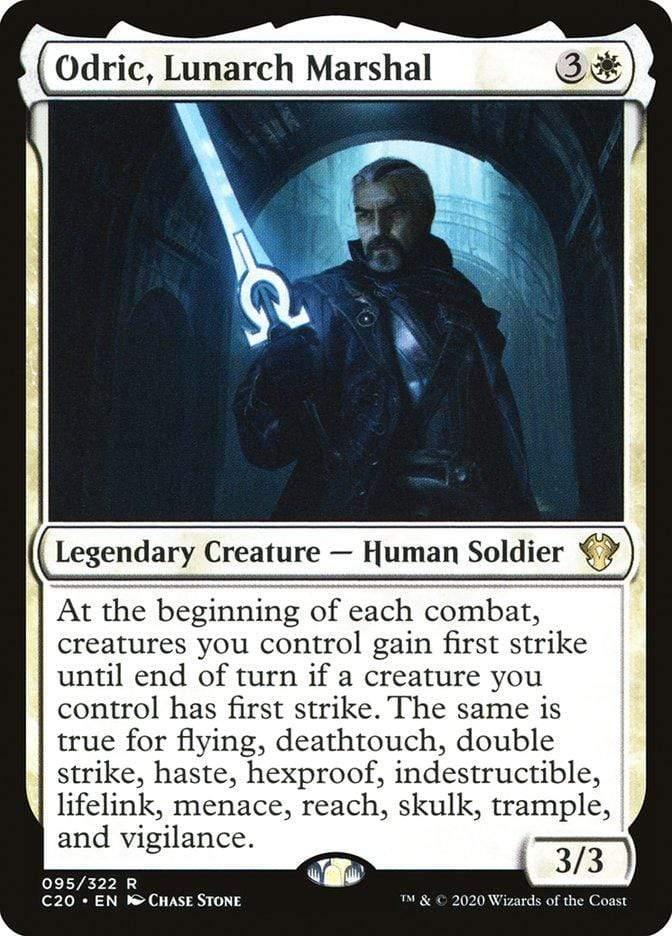 Magic: The Gathering MTG Single Odric, Lunarch Marshal [Commander 2020]