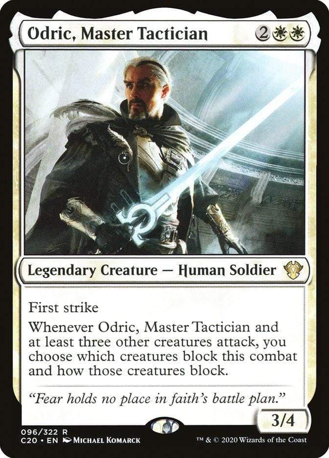 Magic: The Gathering MTG Single Odric, Master Tactician [Commander 2020]