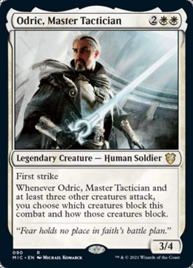 Magic: The Gathering MTG Single Odric, Master Tactician [Innistrad: Midnight Hunt Commander]