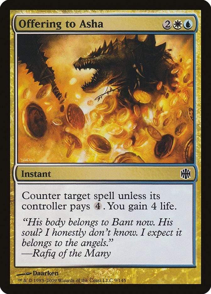Magic: The Gathering MTG Single Offering to Asha [Alara Reborn]