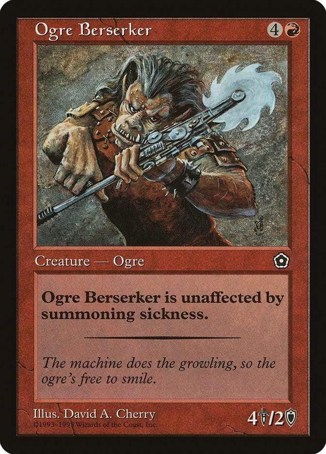 Magic: The Gathering MTG Single Ogre Berserker [Portal Second Age]