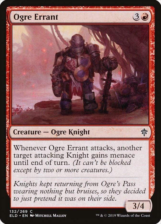 Magic: The Gathering MTG Single Ogre Errant [Throne of Eldraine]