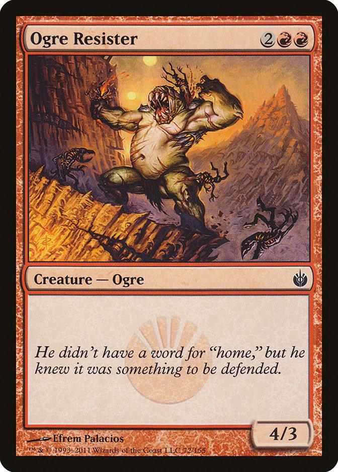 Magic: The Gathering MTG Single Ogre Resister [Mirrodin Besieged]