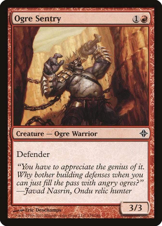 Magic: The Gathering MTG Single Ogre Sentry [Rise of the Eldrazi]