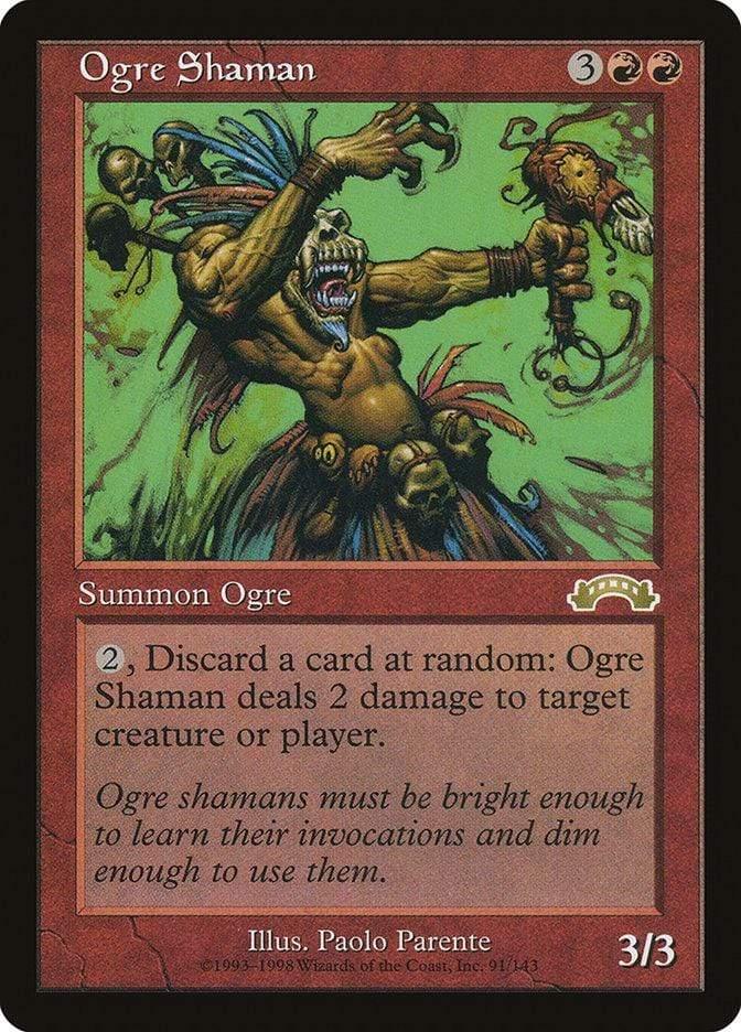 Magic: The Gathering MTG Single Ogre Shaman [Exodus]