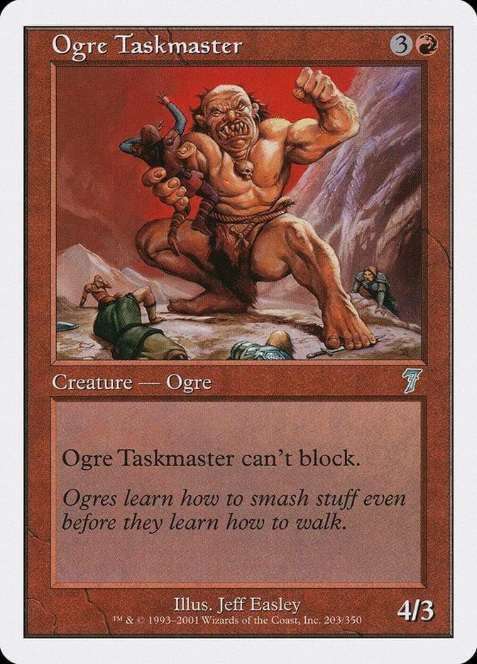 Magic: The Gathering MTG Single Ogre Taskmaster [Seventh Edition]