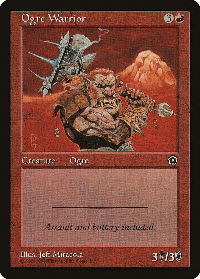 Magic: The Gathering MTG Single Ogre Warrior [Portal Second Age]