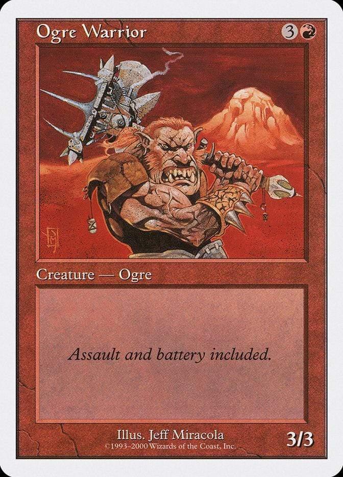Magic: The Gathering MTG Single Ogre Warrior [Starter 2000]