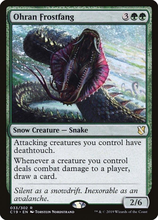 Magic: The Gathering MTG Single Ohran Frostfang [Commander 2019]