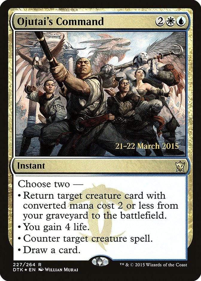 Magic: The Gathering MTG Single Ojutai's Command  [Dragons of Tarkir Prerelease Promos]