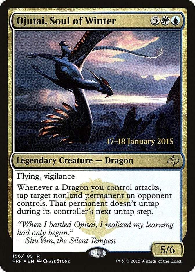Magic: The Gathering MTG Single Ojutai, Soul of Winter  [Fate Reforged Prerelease Promos]