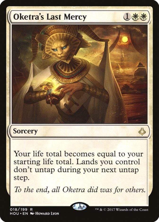 Magic: The Gathering MTG Single Oketra's Last Mercy [Hour of Devastation]