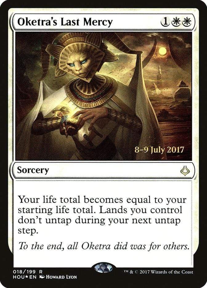 Magic: The Gathering MTG Single Oketra's Last Mercy  [Hour of Devastation Prerelease Promos]