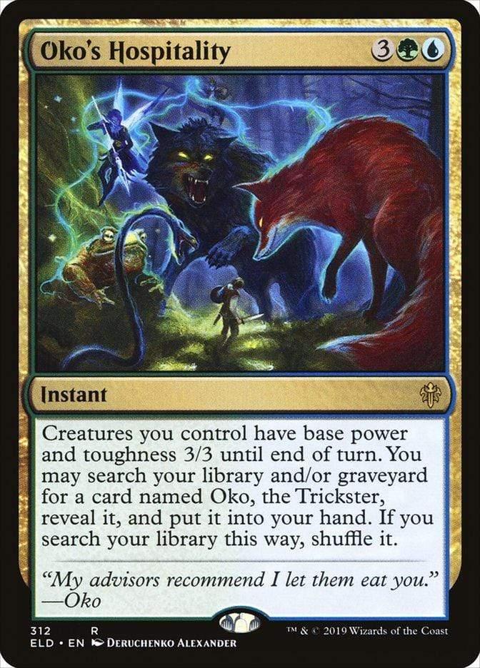 Magic: The Gathering MTG Single Oko's Hospitality [Throne of Eldraine]