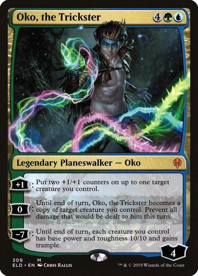 Magic: The Gathering MTG Single Oko, the Trickster [Throne of Eldraine]