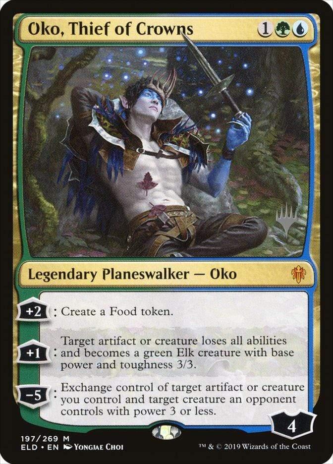 Magic: The Gathering MTG Single Oko, Thief of Crowns (Promo Pack) [Throne of Eldraine Promos]