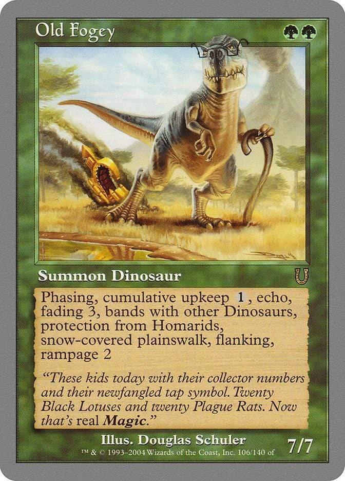Magic: The Gathering MTG Single Old Fogey [Unhinged]