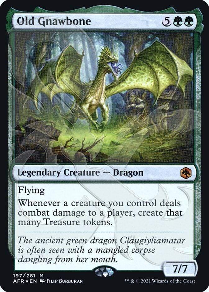 Magic: The Gathering MTG Single Old Gnawbone (Ampersand Promo) [Dungeons & Dragons: Adventures in the Forgotten Realms Promos]